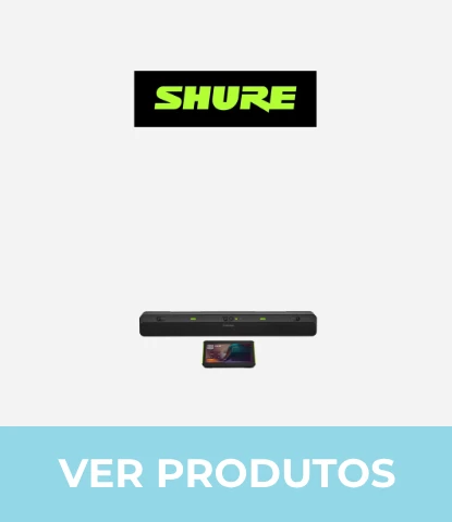 Videoconferência Shure